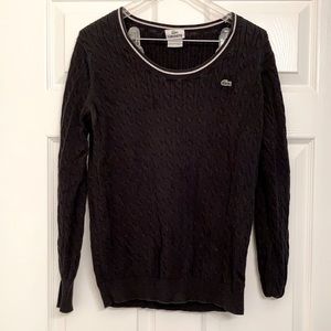 Lacoste black sweater
